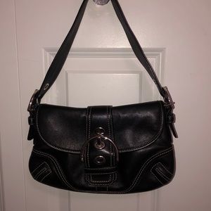 Coach Soho Leather Buckle Hobo Bag